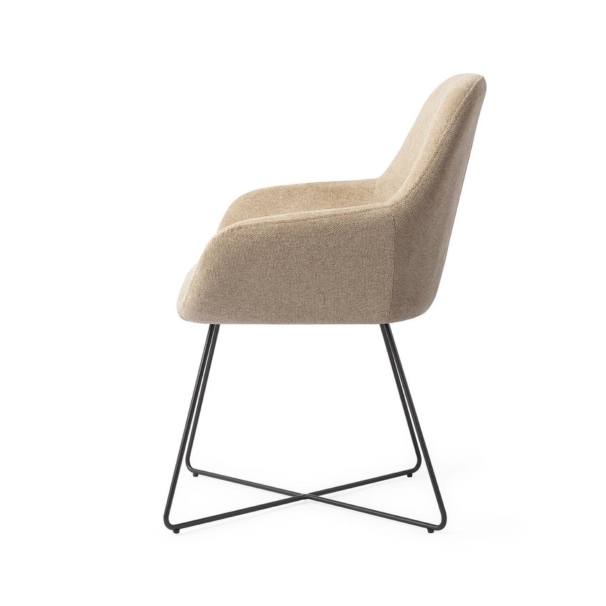 Kushi Desert Dunes Eetkamerstoel Cross Black