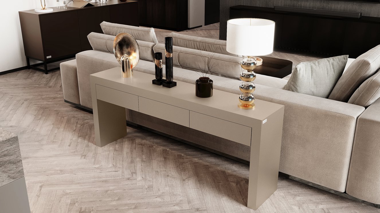 Bezos Sidetable 3-lades Rechthoekig
