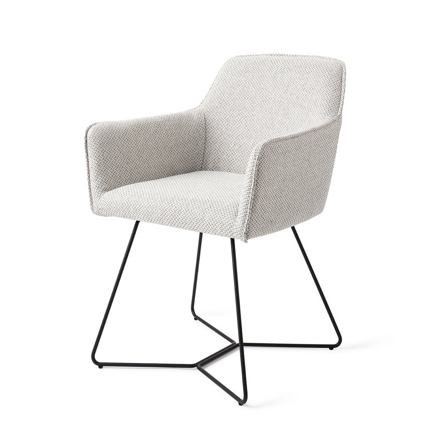 Hofu Checkers Charm Eetkamerstoel Beehive Black