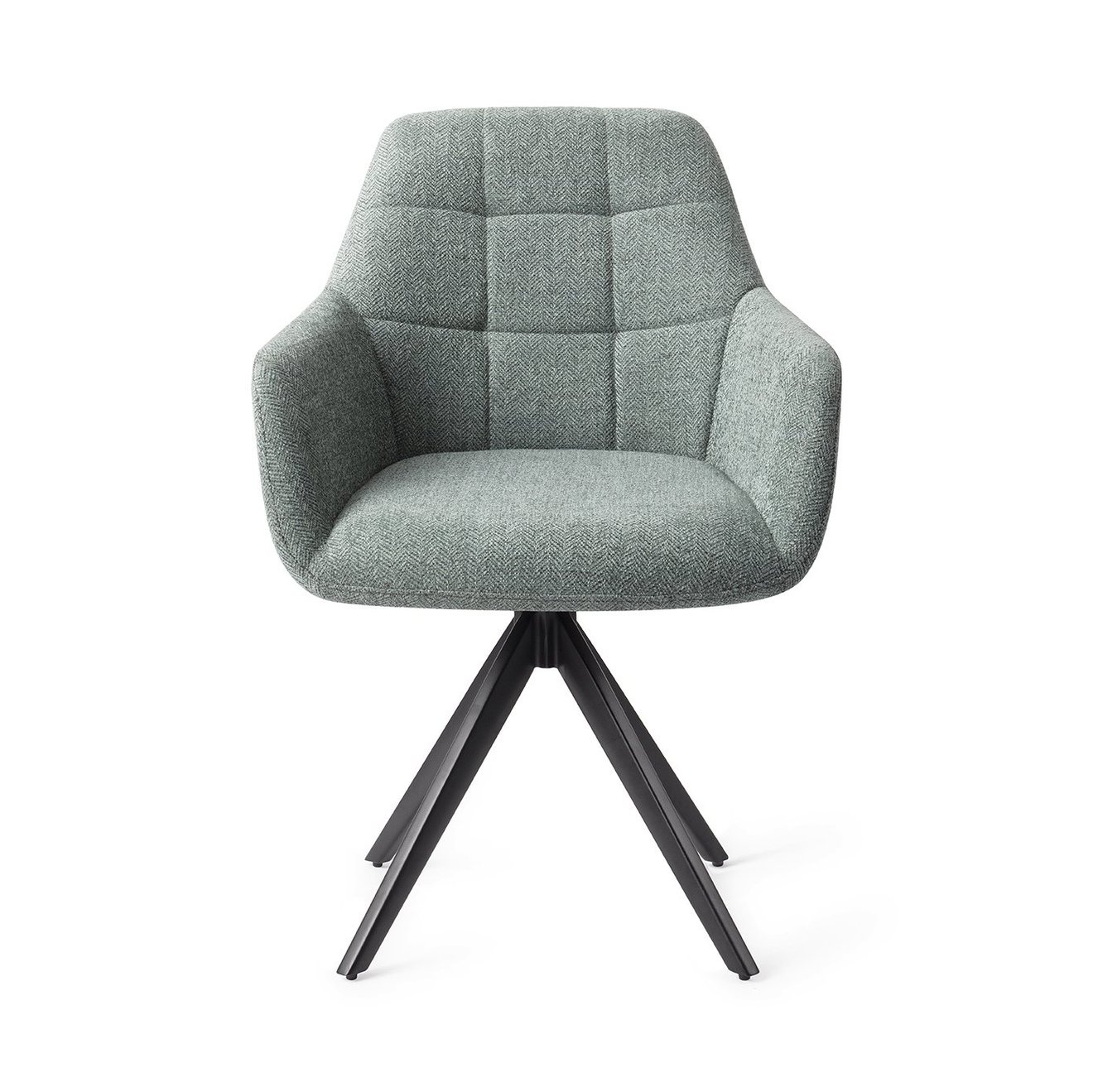 Noto Real Teal Eetkamerstoel Turn Black