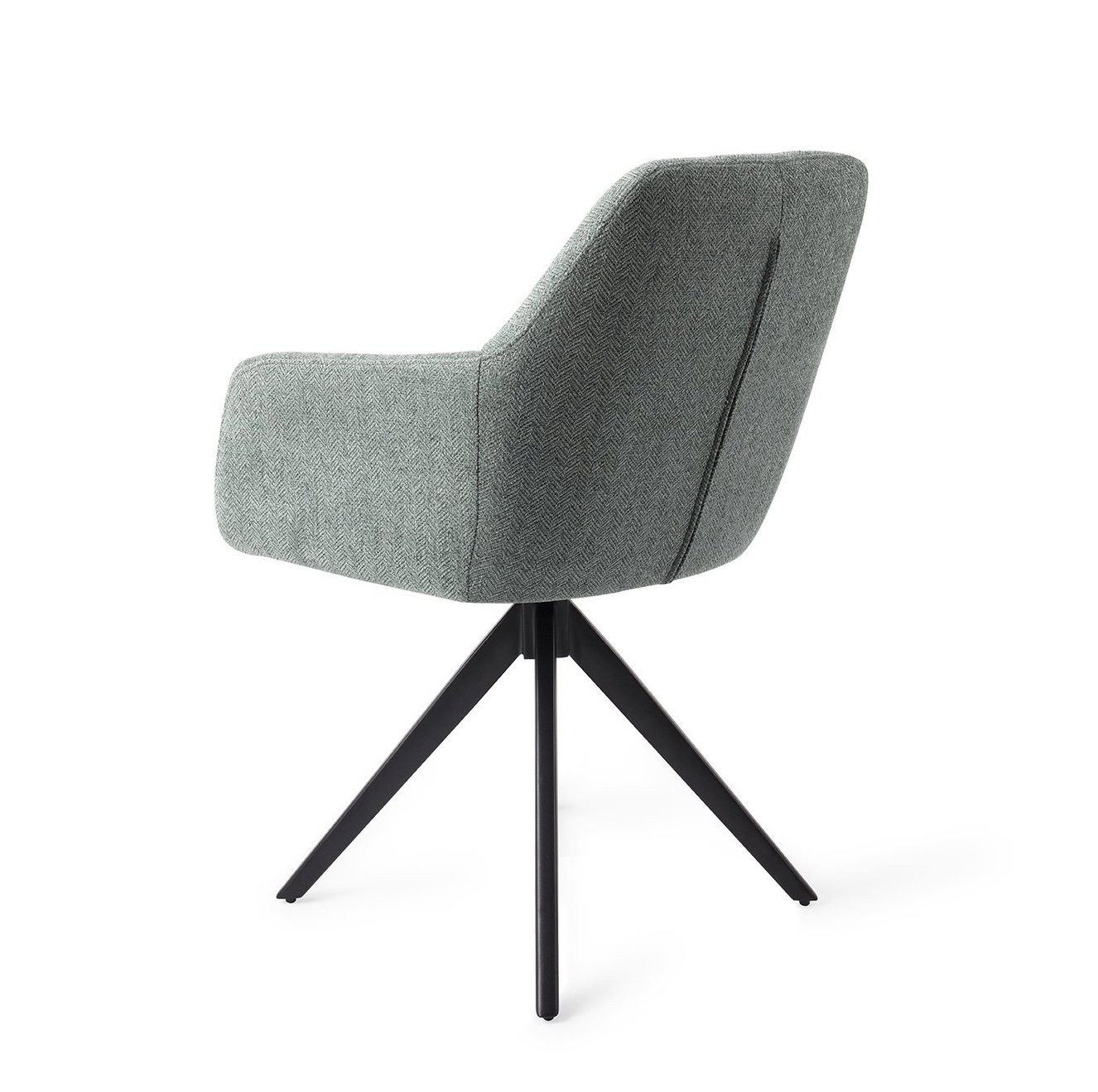 Noto Real Teal Eetkamerstoel Turn Black