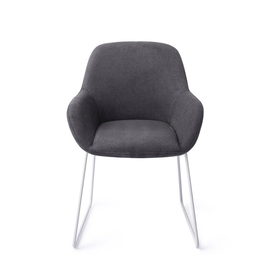 Kushi BlackOut Eetkamerstoel Slide White