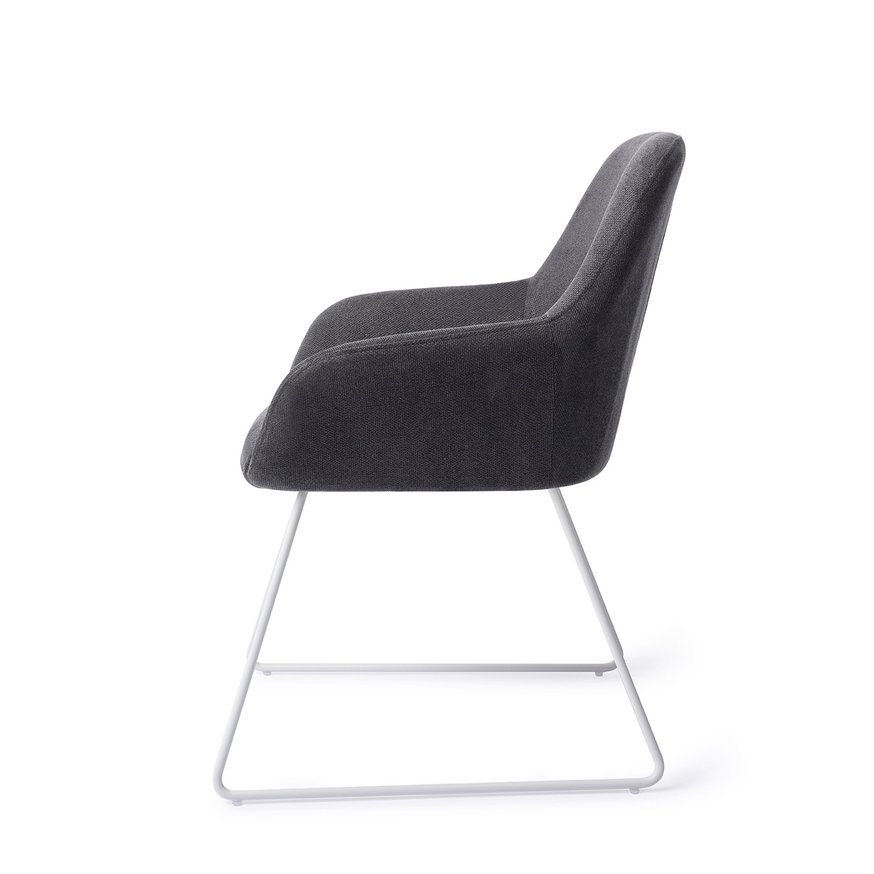 Kushi BlackOut Eetkamerstoel Slide White