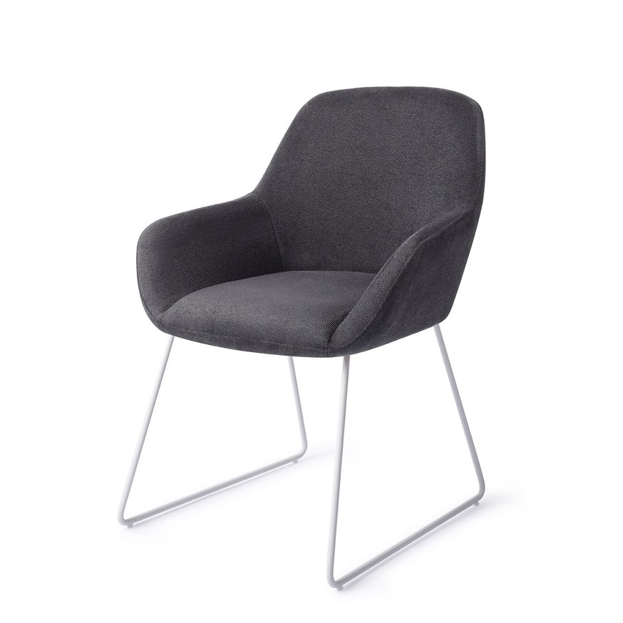 Kushi BlackOut Eetkamerstoel Slide White