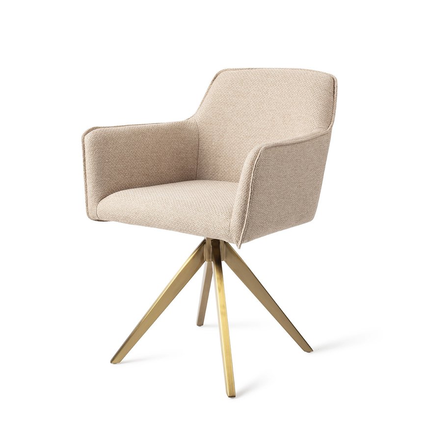 Hofu Wild Walnut Eetkamerstoel Turn Gold