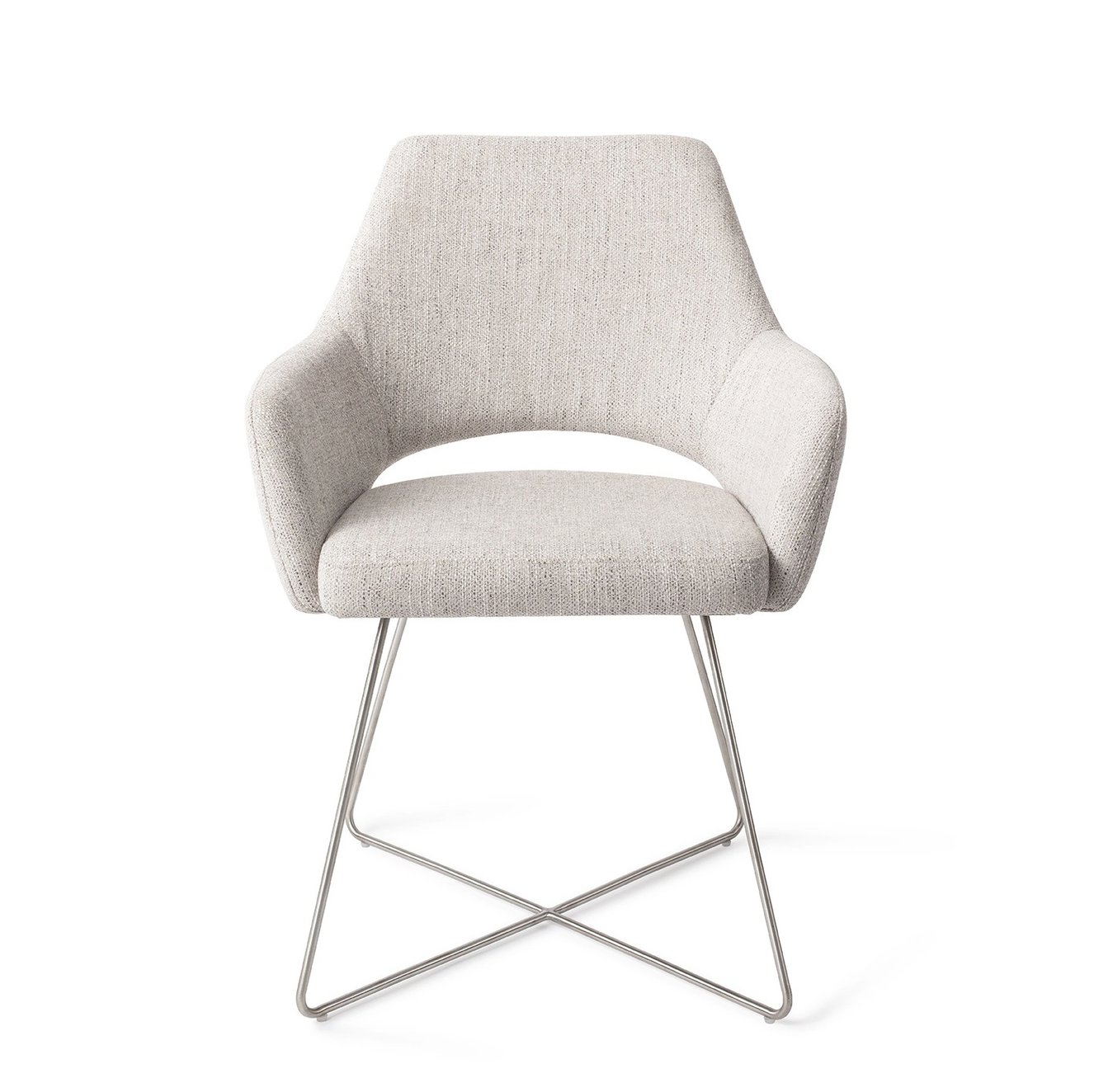 Yanai Pigeon Eetkamerstoel Cross Steel