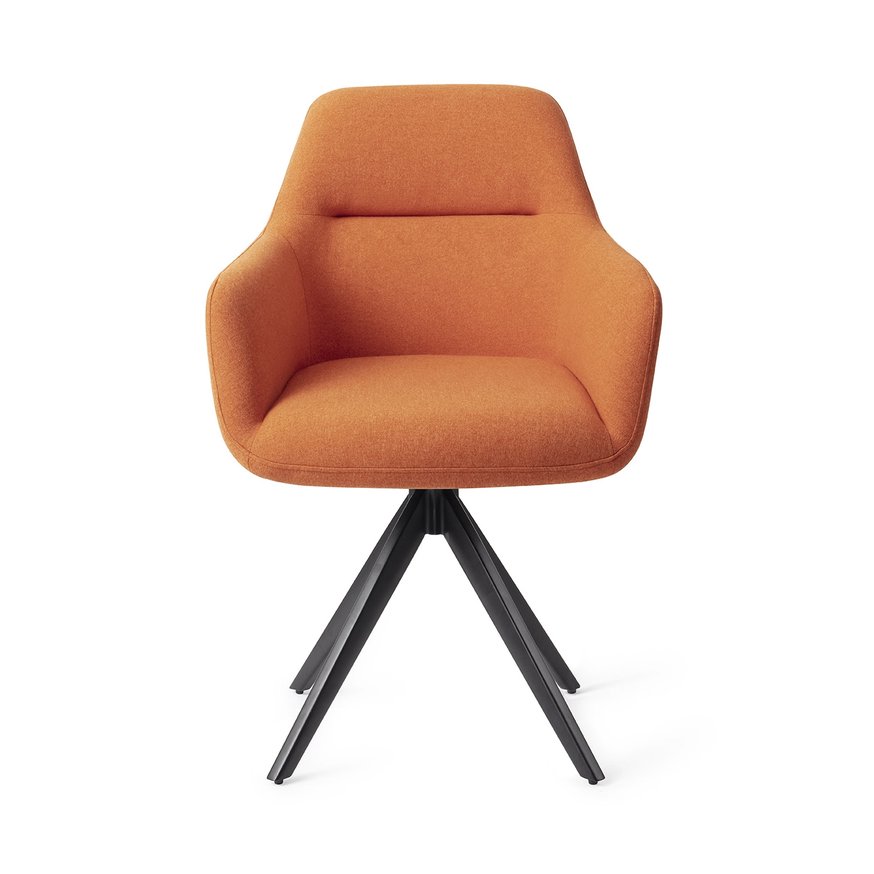 Kinko Tangerine Eetkamerstoel Turn Black