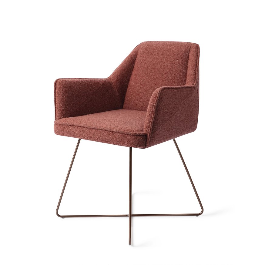 Tome Shabby Saffron Eetkamerstoel Cross Rose