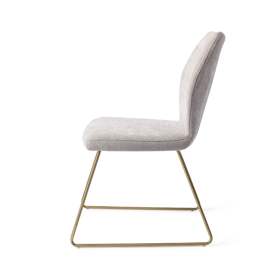 Ikata Pretty Plaster Eetkamerstoel Slide Gold