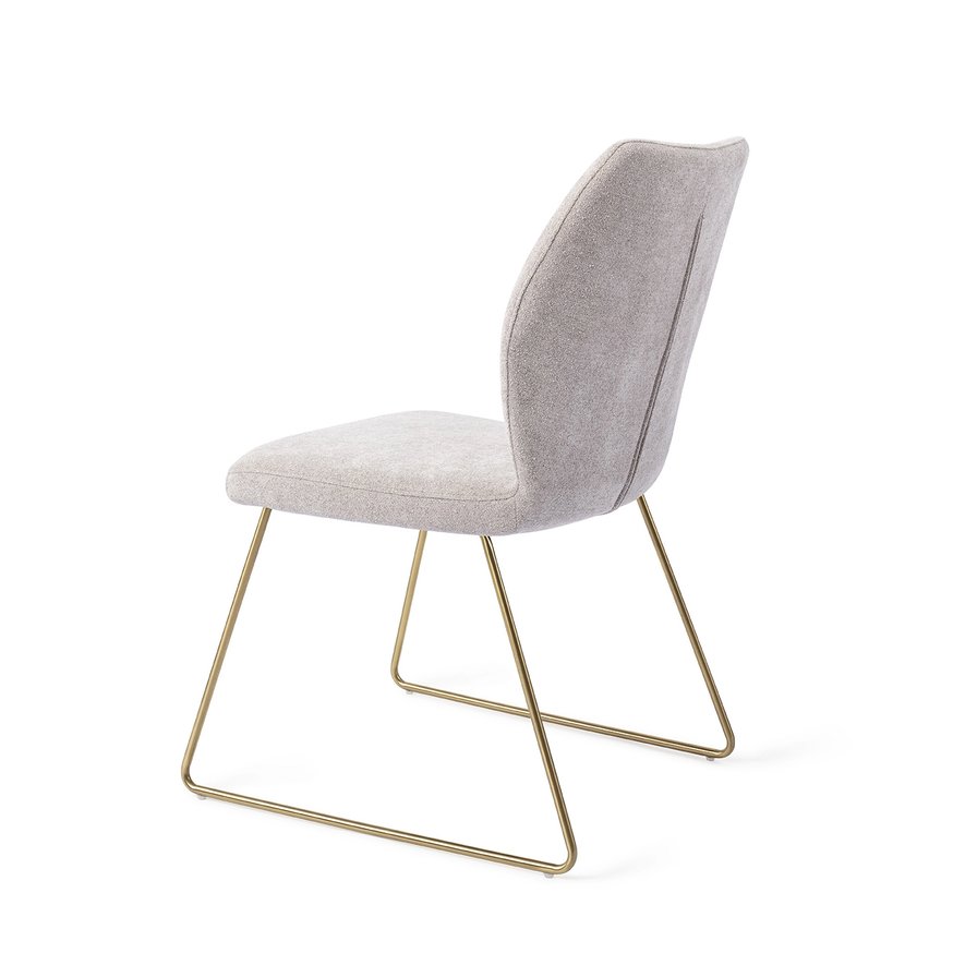 Ikata Pretty Plaster Eetkamerstoel Slide Gold