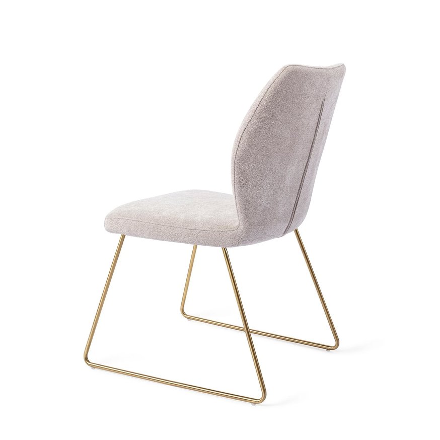 Ikata Pretty Plaster Eetkamerstoel Slide Gold