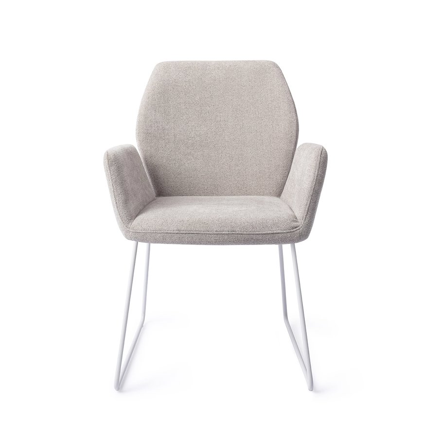 Misaki Pretty Plaster Eetkamerstoel Slide White