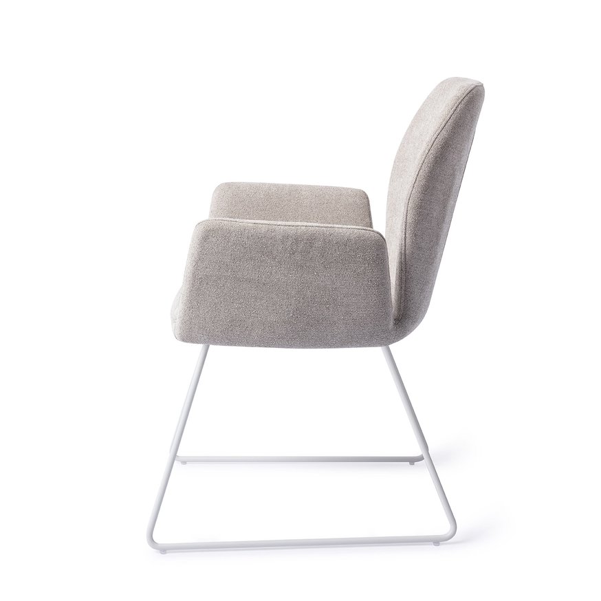 Misaki Pretty Plaster Eetkamerstoel Slide White