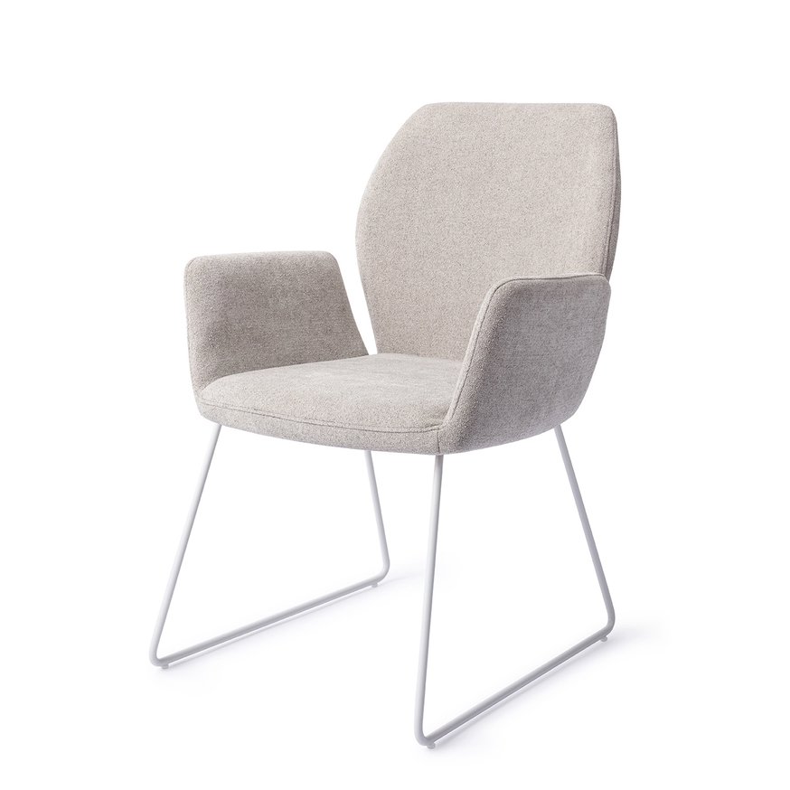 Misaki Pretty Plaster Eetkamerstoel Slide White
