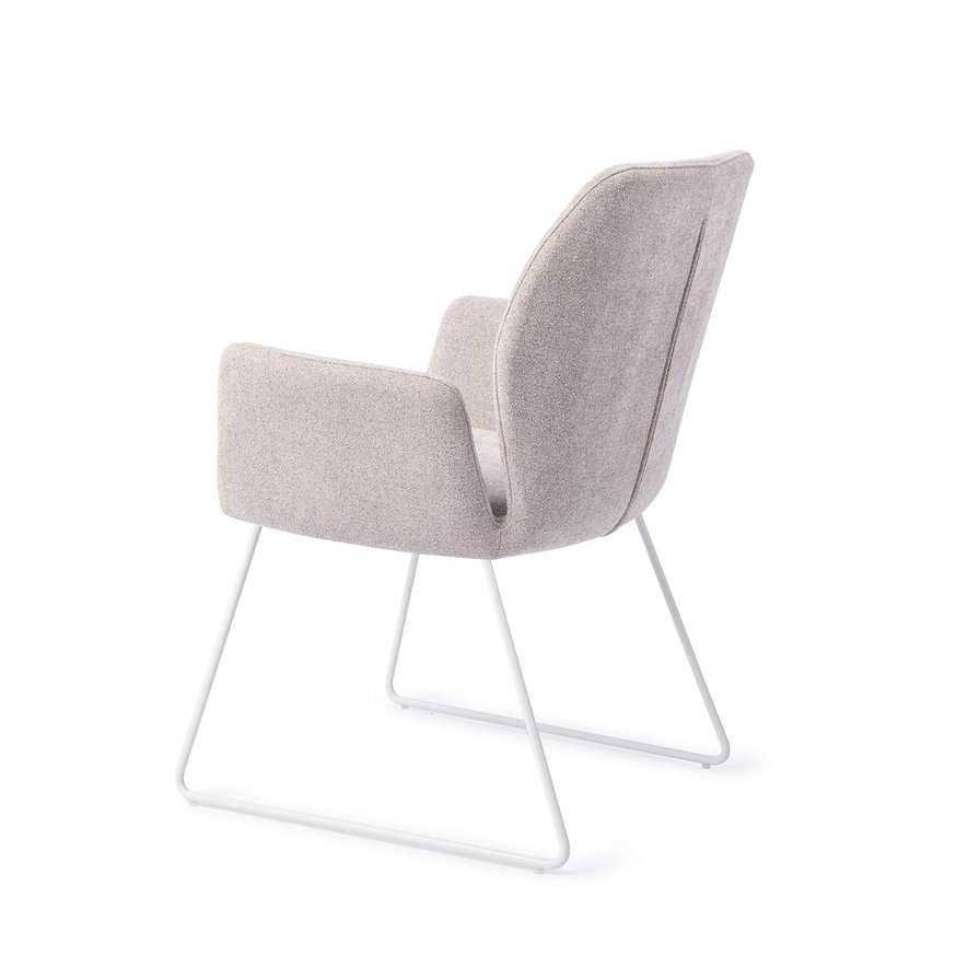 Misaki Pretty Plaster Eetkamerstoel Slide White