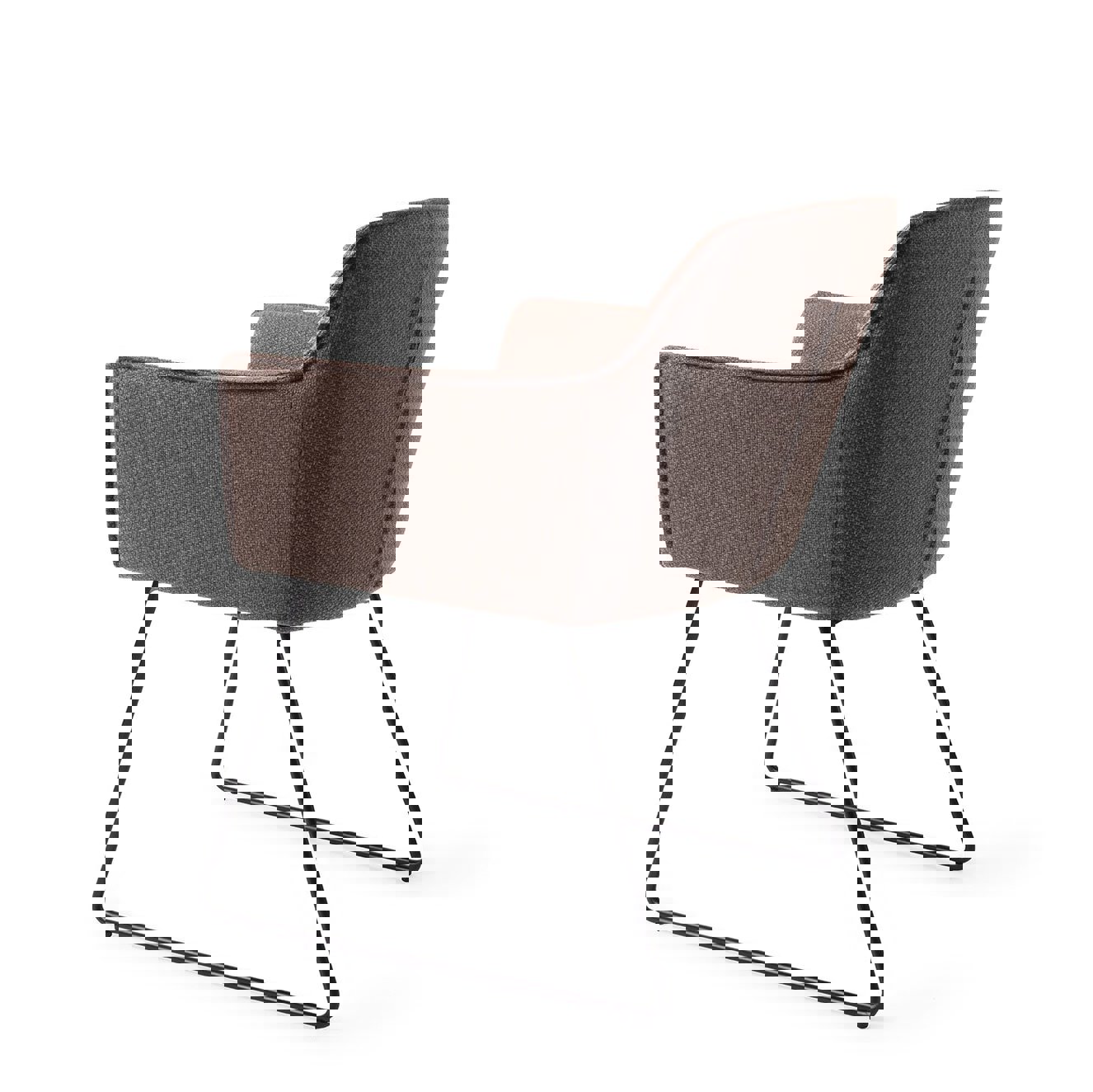 Hofu Potters Clay Eetkamerstoel Slide Black