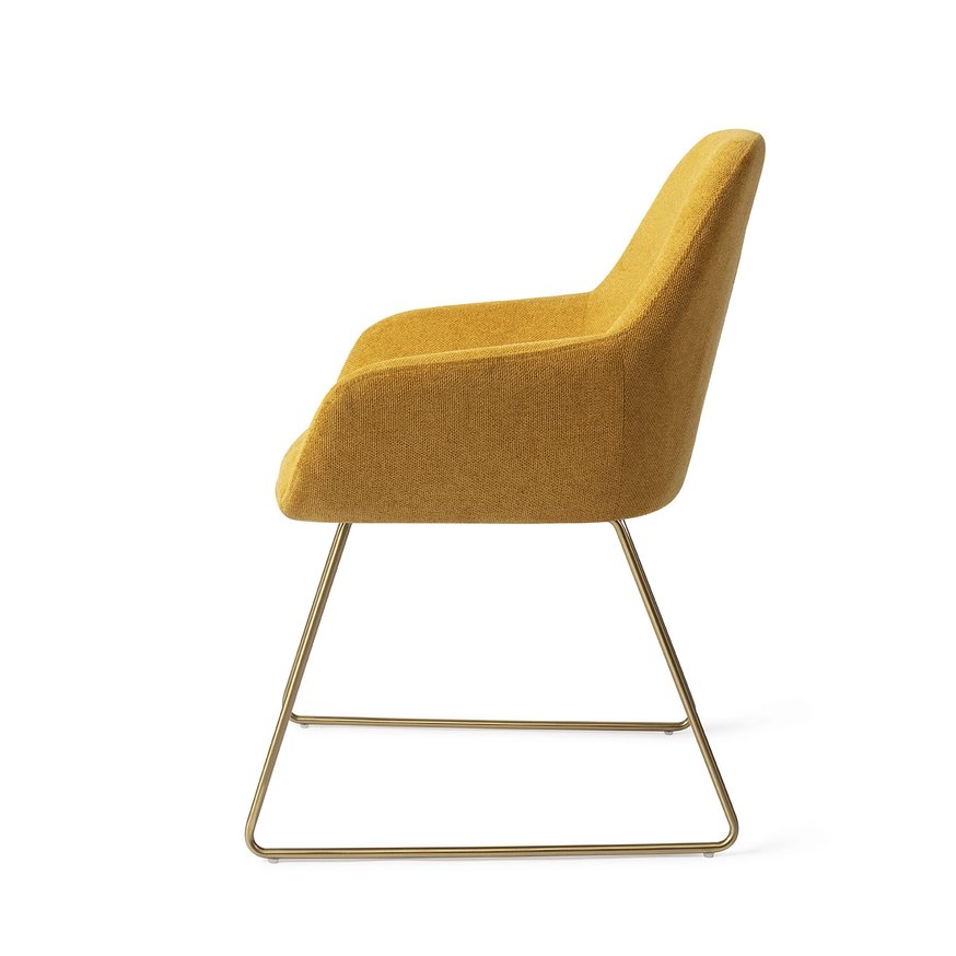 Kushi Sweet Corn Eetkamerstoel Slide Gold
