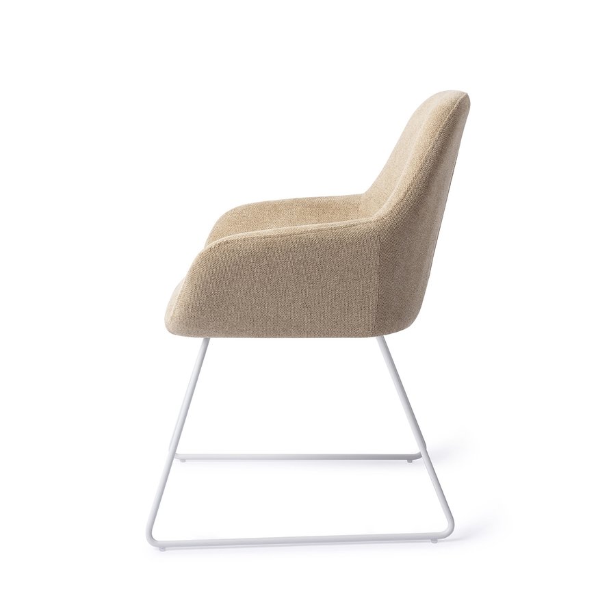 Kushi Desert Dunes Eetkamerstoel Slide White