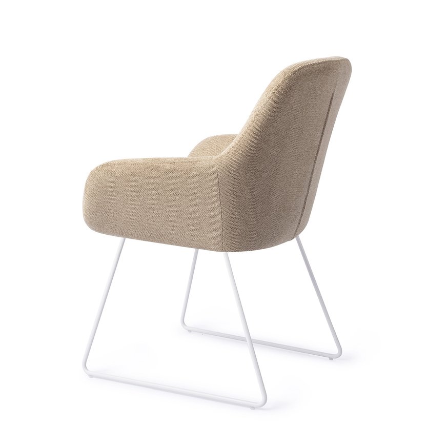 Kushi Desert Dunes Eetkamerstoel Slide White