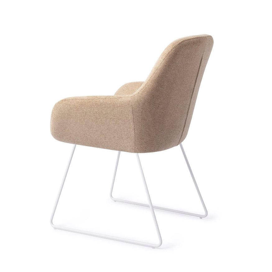 Kushi Desert Dunes Eetkamerstoel Slide White