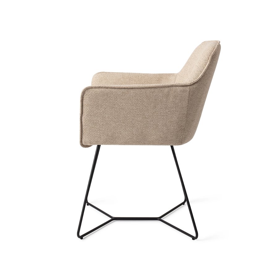 Hofu Wild Walnut Eetkamerstoel Beehive Black