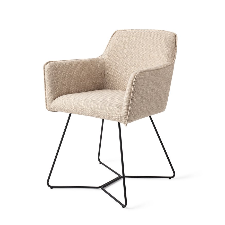 Hofu Wild Walnut Eetkamerstoel Beehive Black