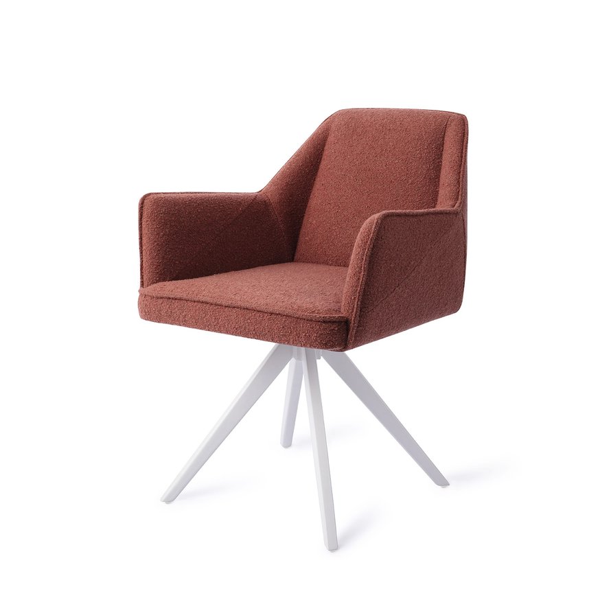 Tome Shabby Saffron Eetkamerstoel Turn White