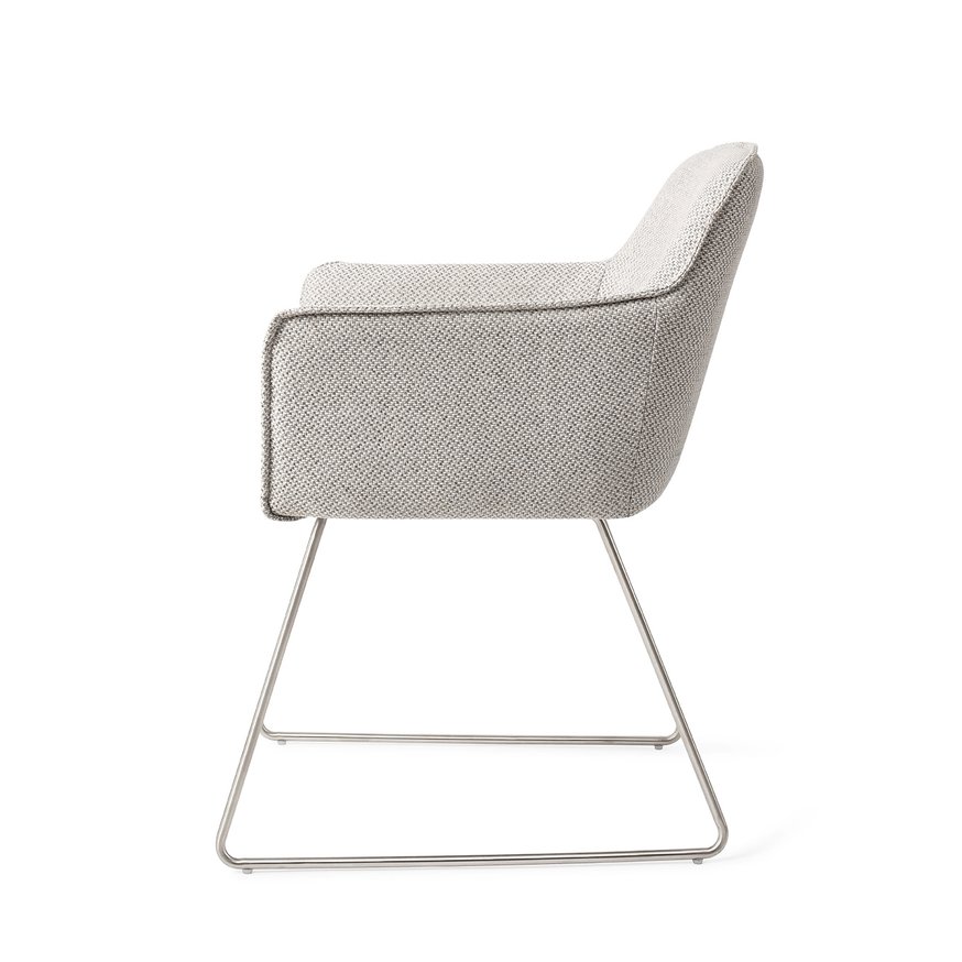 Hofu Checkers Charm Eetkamerstoel Slide Steel