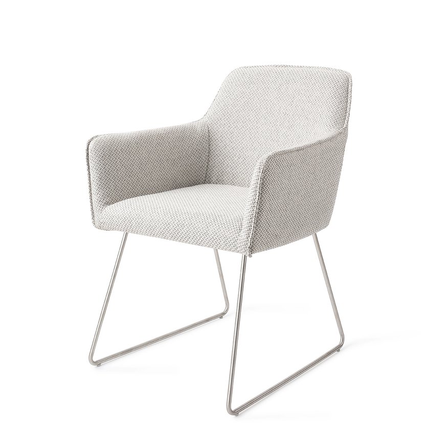 Hofu Checkers Charm Eetkamerstoel Slide Steel