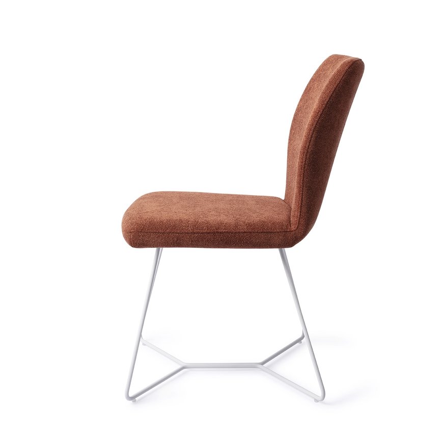 Ikata Cosy Copper Eetkamerstoel Beehive White