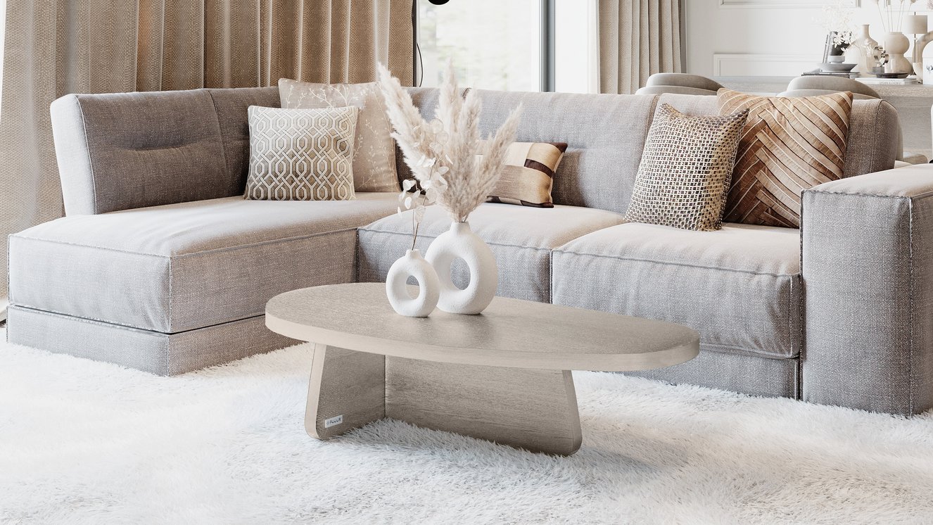 Fara Salontafel Organisch Eiken