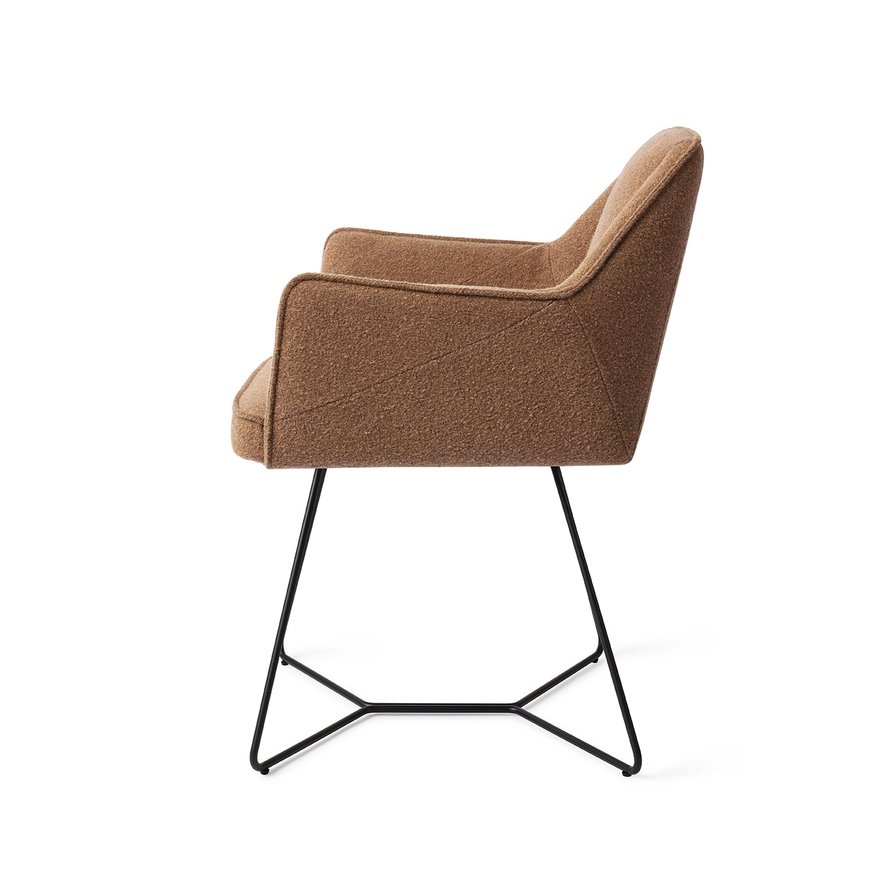 Tome Cinnamon Bun Eetkamerstoel Beehive Black