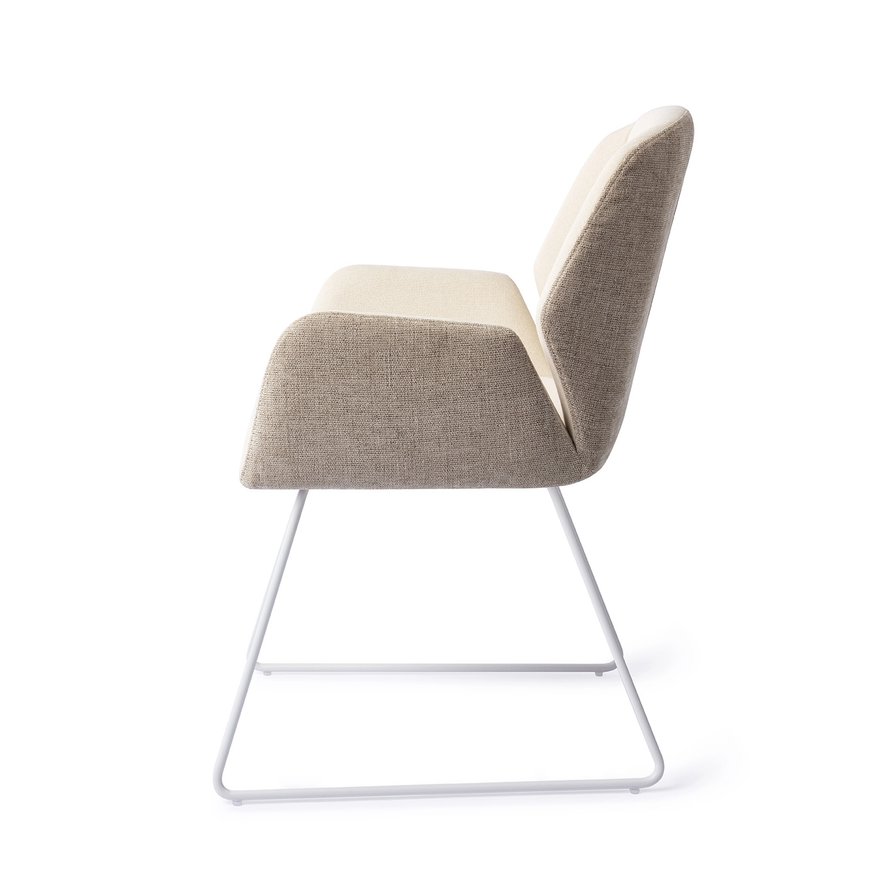 Myoko Sandy Hill Eetkamerstoel Slide White