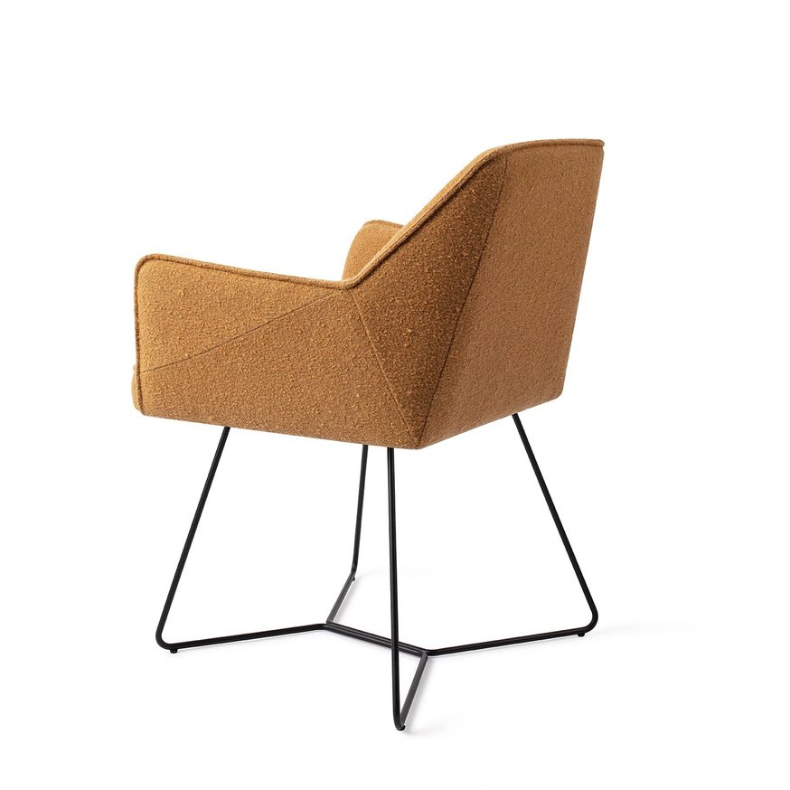 Tome Masai Giraffe Eetkamerstoel Beehive Black