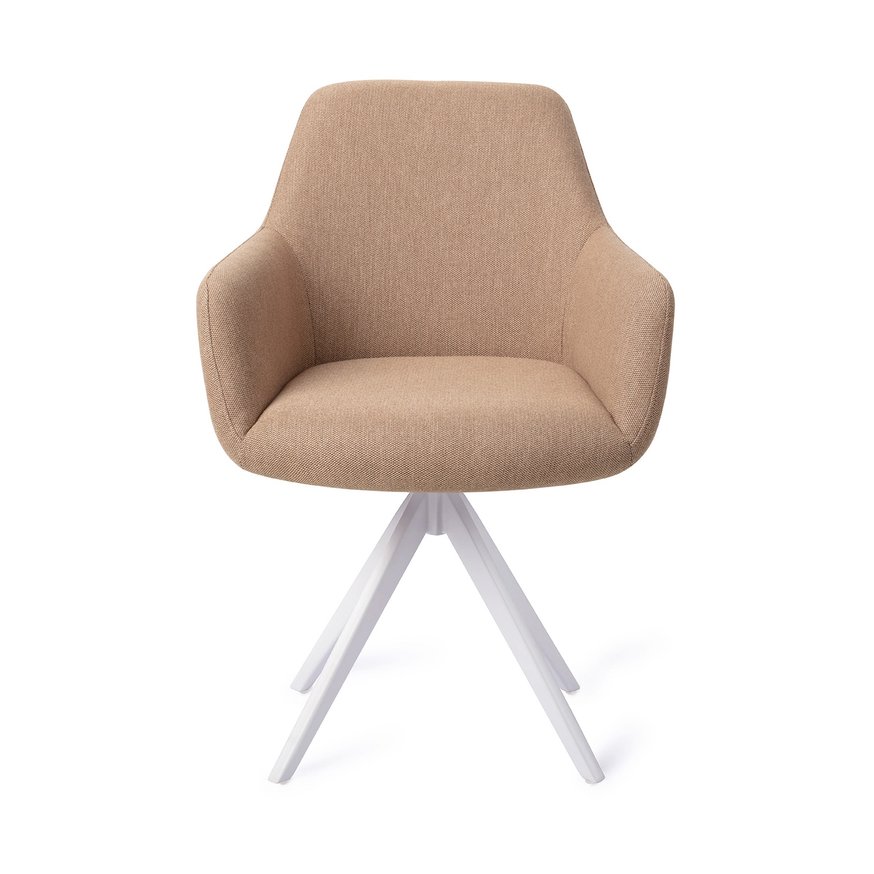 Hiroo Whisper Wheat Eetkamerstoel Turn White