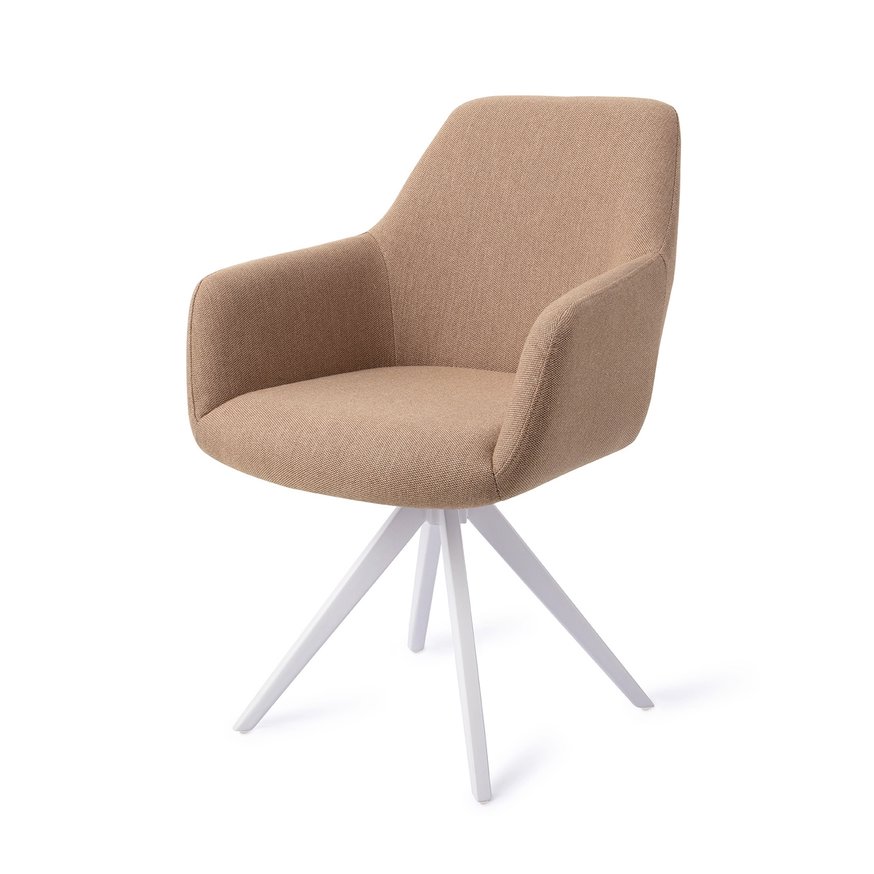 Hiroo Whisper Wheat Eetkamerstoel Turn White