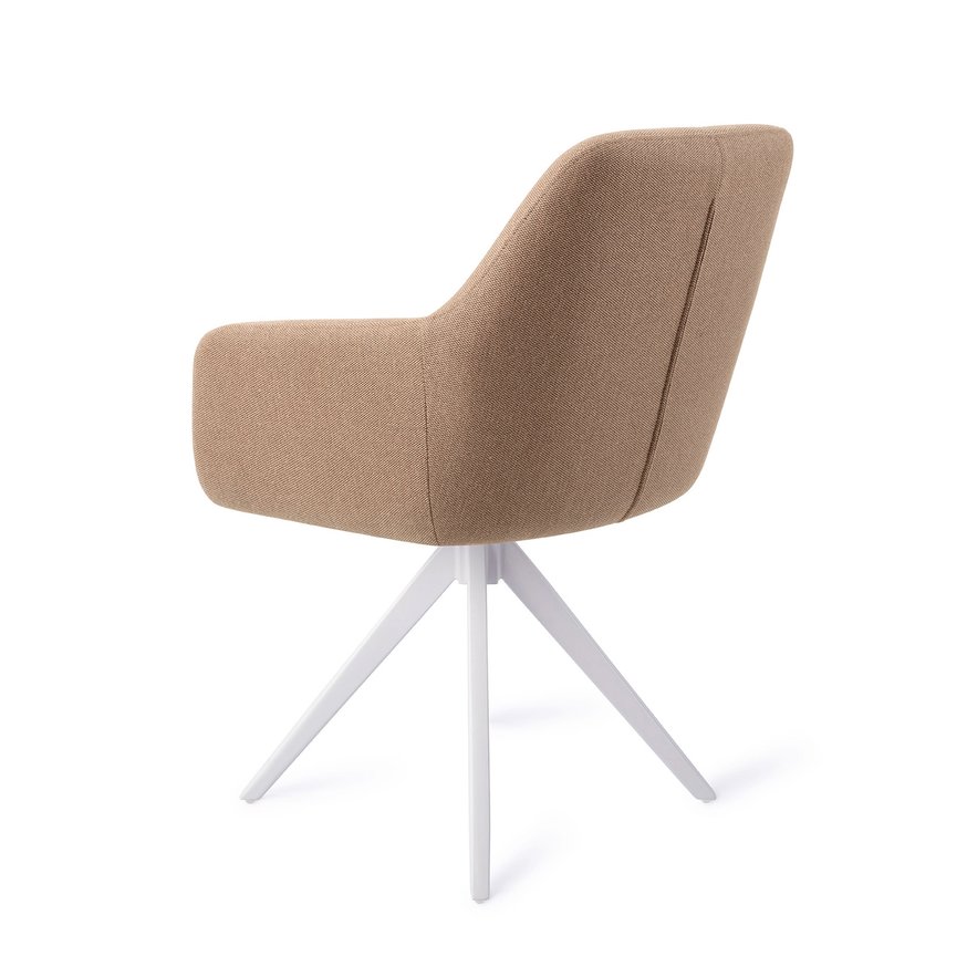 Hiroo Whisper Wheat Eetkamerstoel Turn White