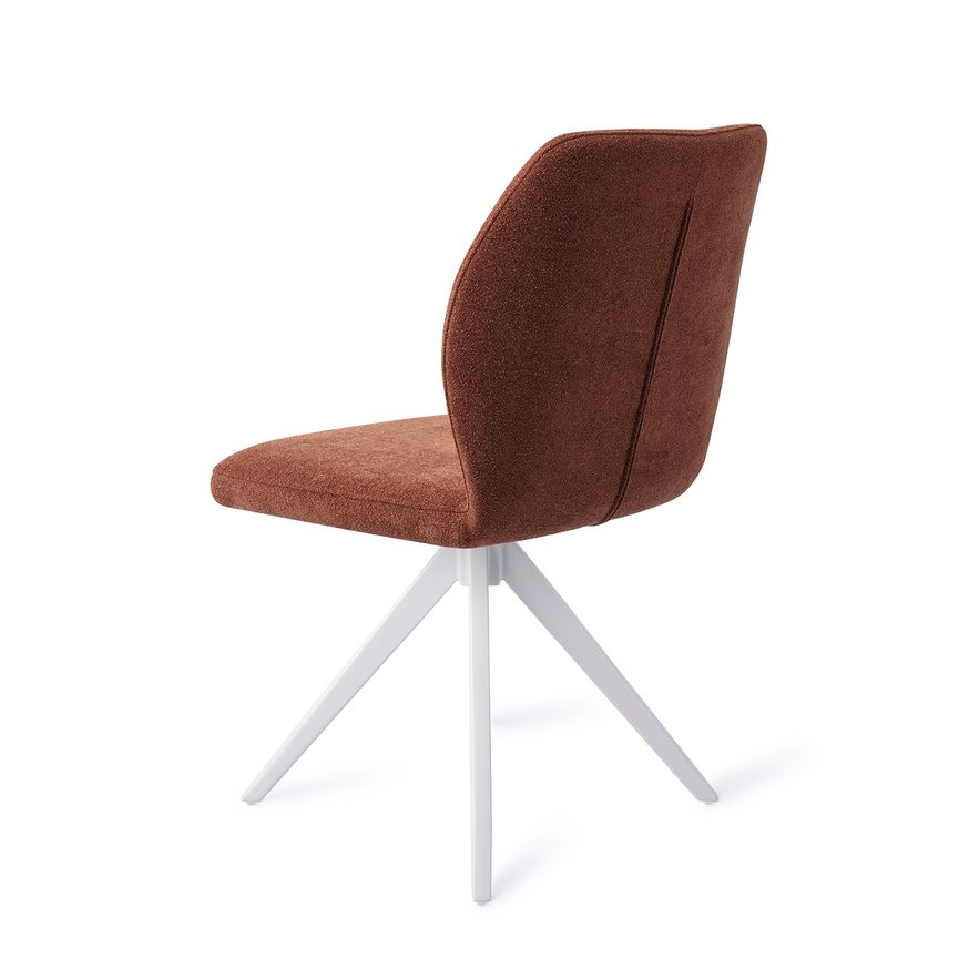 Ikata Cosy Copper Eetkamerstoel Turn White