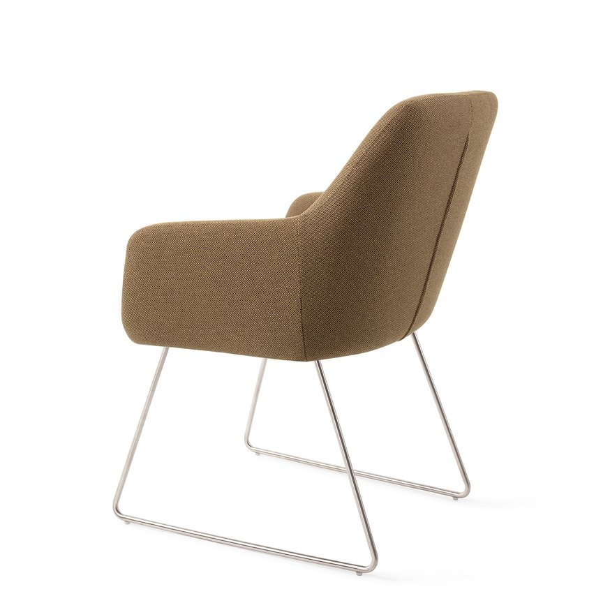 Hiroo Willow Eetkamerstoel Slide Steel