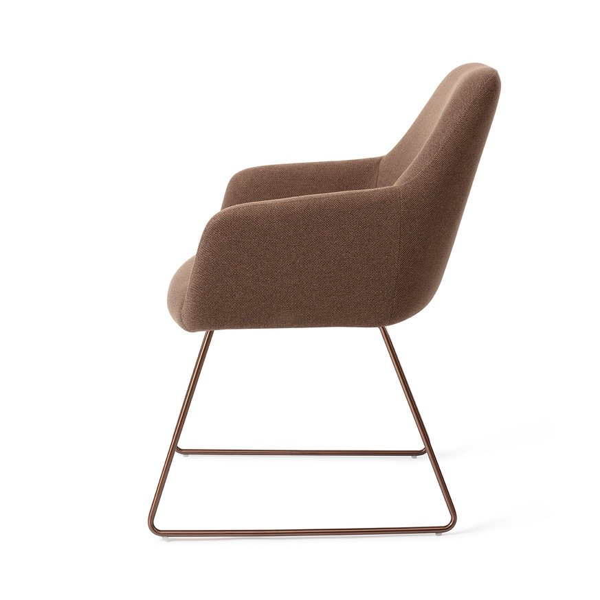 Hiroo Rustic Rye Eetkamerstoel Slide Rose