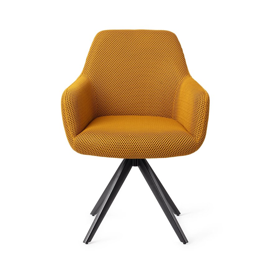 Hiroo Groovy Garam Eetkamerstoel Turn Black