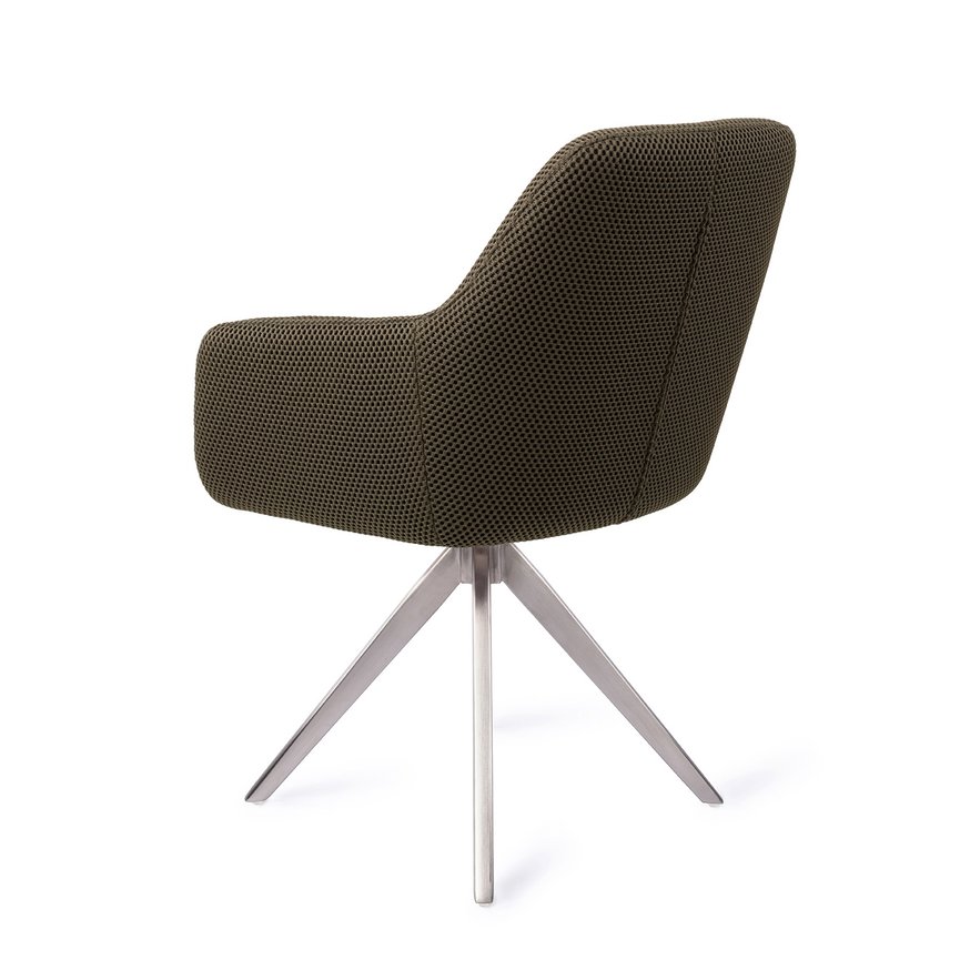 Hiroo Jungle Jewel Eetkamerstoel Turn Steel