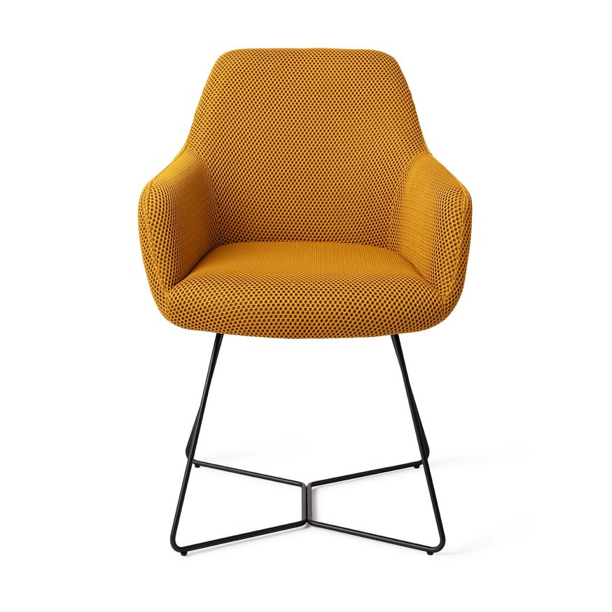 Hiroo Groovy Garam Eetkamerstoel Beehive Black