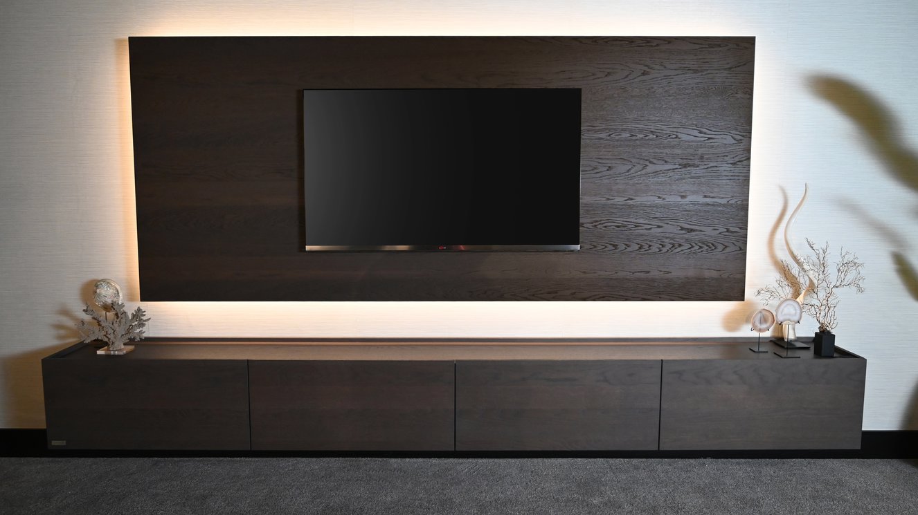 Tv-Meubel	Barone 4 Kleppen Hangend Eiken