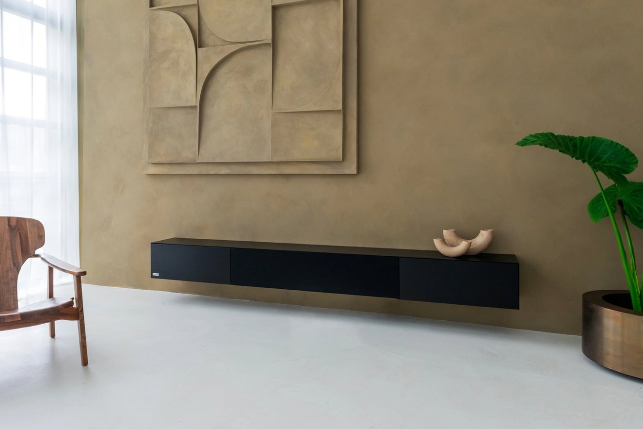 Tv-Meubel	Zyan 3 Kleppen met Speakerdoek