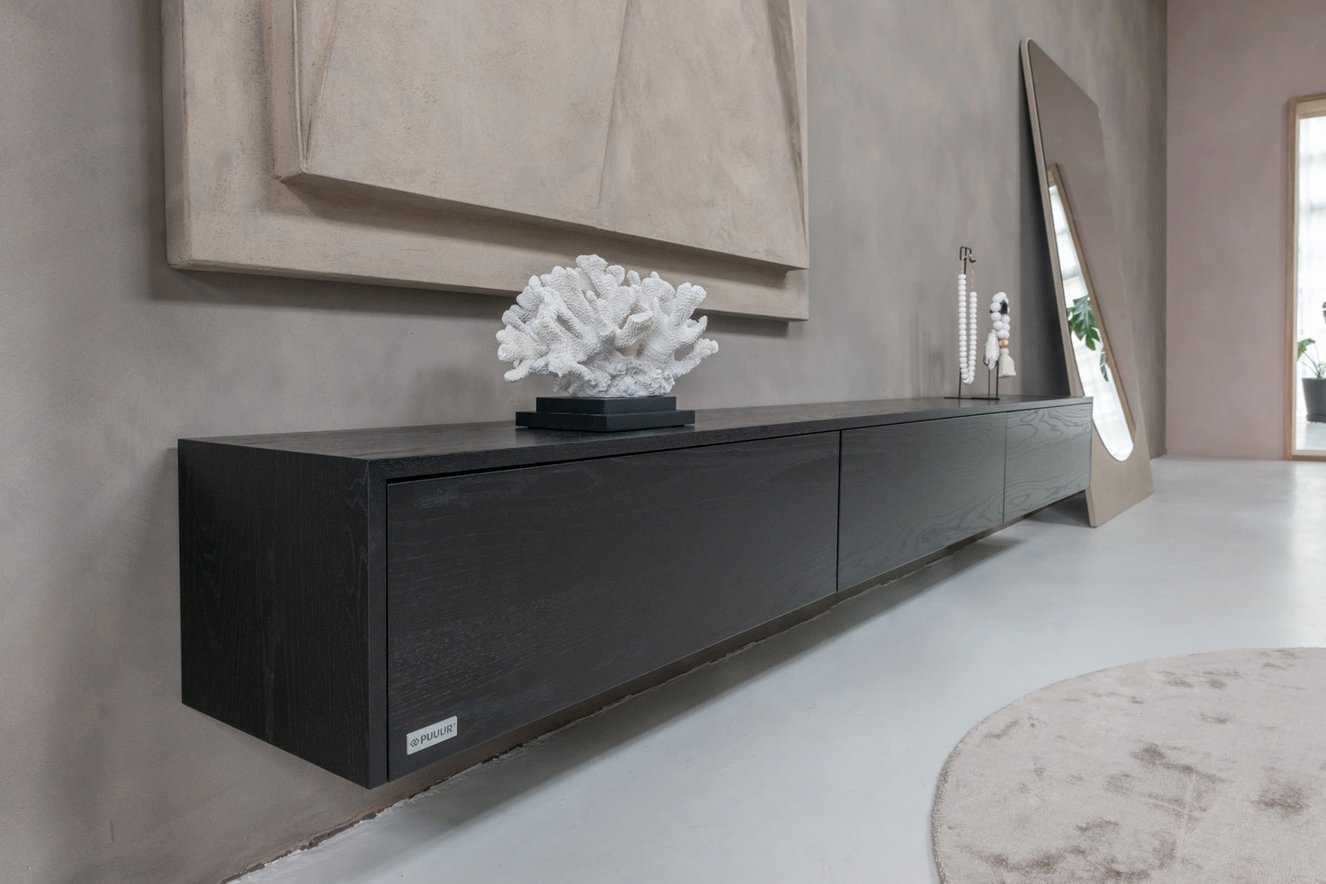 Tv-Meubel	Johnson 3-kleppen Eiken