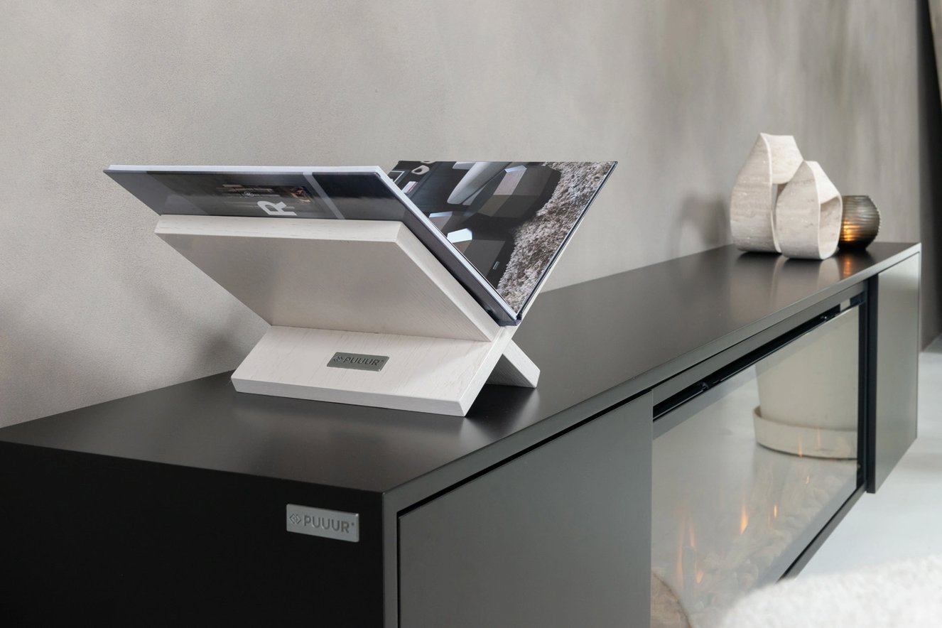 Tv-Meubel	Johnson 2-Deurs Hangend	met	haard 50	inch