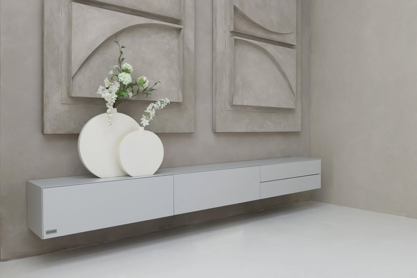 Tv-Meubel	Zyan 2 Kleppen 2 Lades Rechts