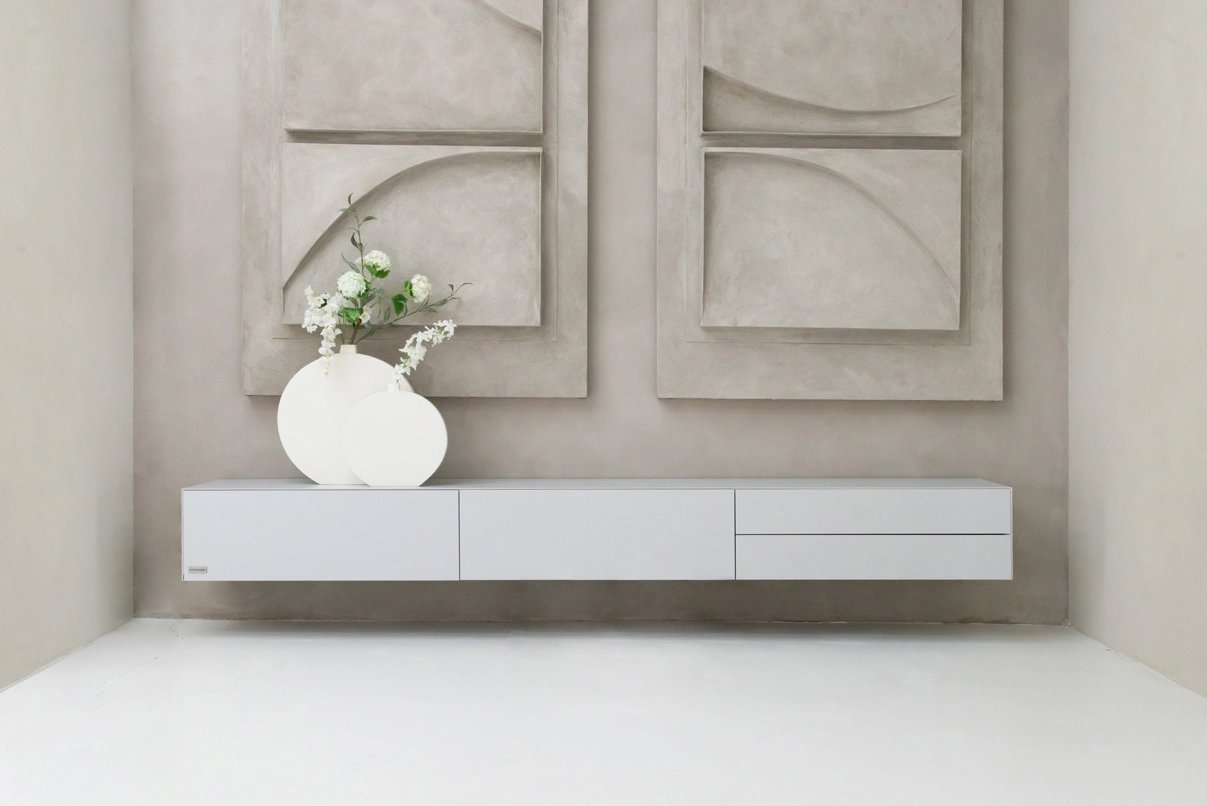 Tv-Meubel	Zyan 2 Kleppen 2 Lades Rechts