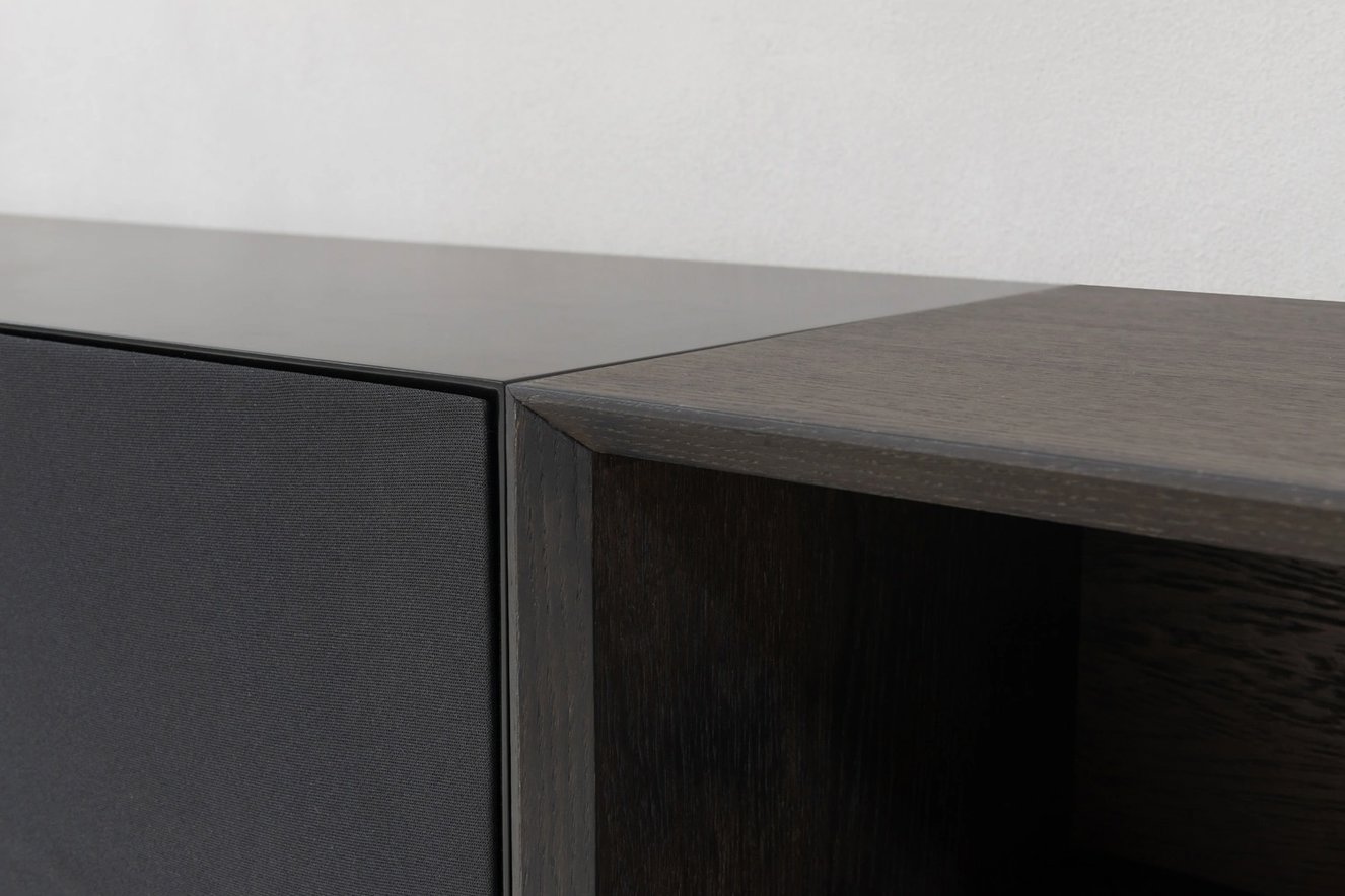 Tv-Meubel	Zyan 1 Klep Speakerdoek Eiken Met Eiken Vak